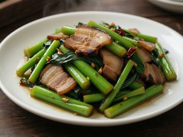 蒜苔炒肉