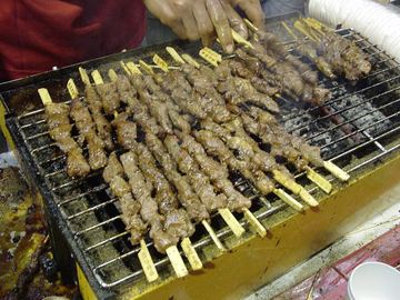 新疆烤羊肉串